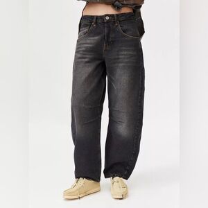 Urban Outfitters Black BDG Horseshoe Barrel Jean